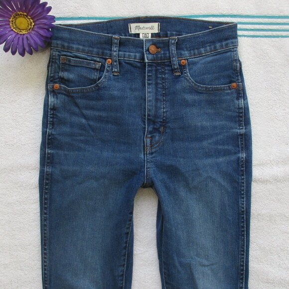 MADEWELL Jeans Size 27 10" High Rise Skinny Denim - Picture 5 of 13
